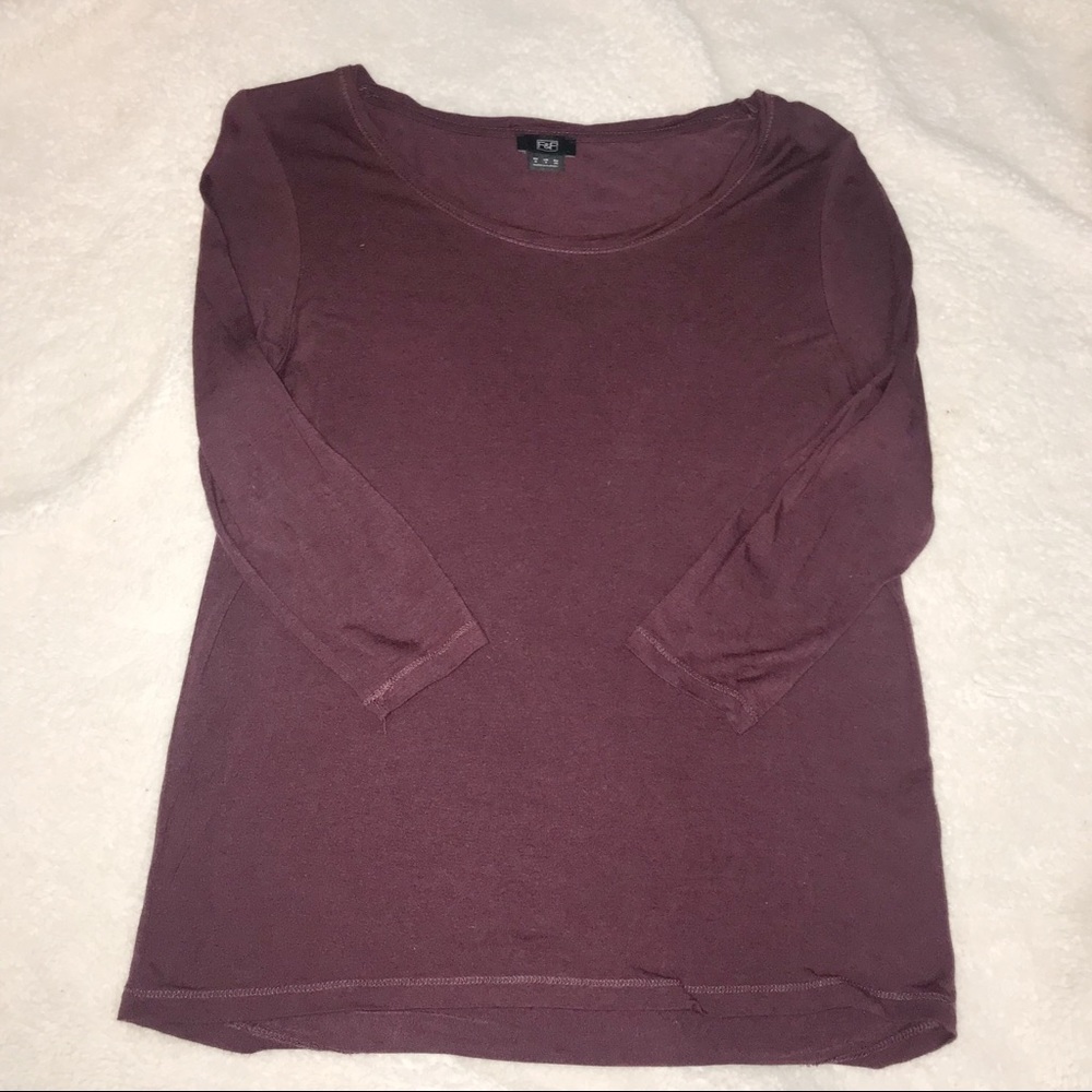 F&F Wine Long Sleeve
